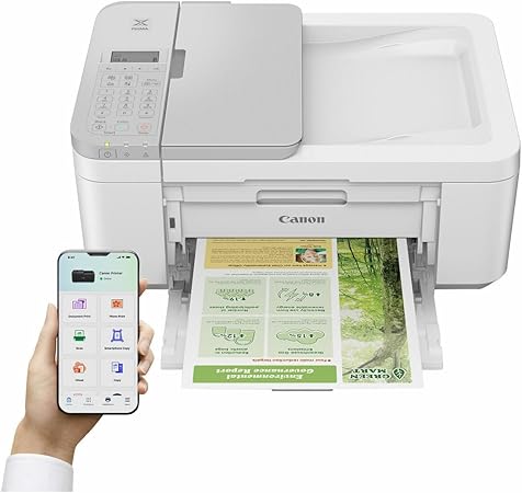 Jet d'encre Canon PIXMA TR4756i – Imprimante 4-en-1 – Blanc