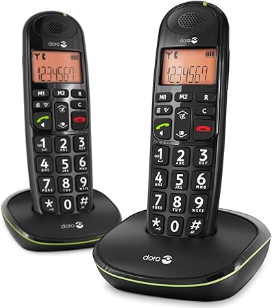 Téléphone DECT Doro PhoneEasy 100w – Grandes Touches – Son Amplifié