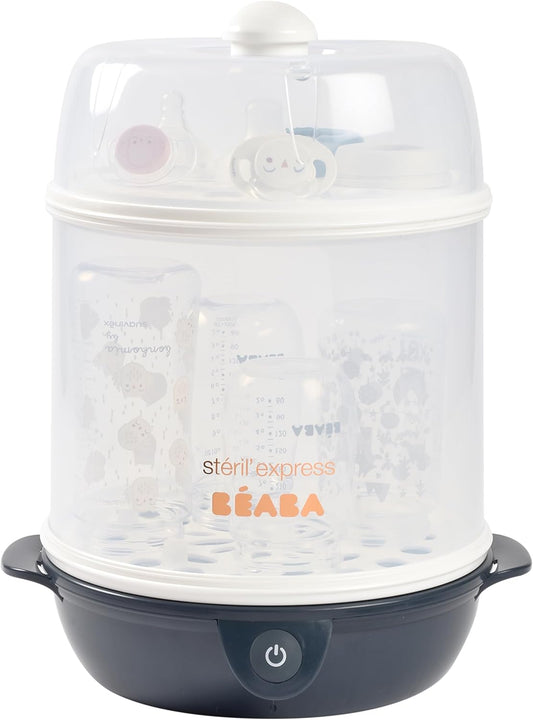 Béaba - Stérilisateur Biberons - Vapeur Électrique 2-en-1 - 8 Biberons – €42,99