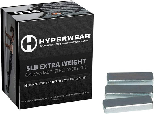 HYPERWEAR - Pack de Poids - 35 Poids Supplémentaires - Pour Gilets Hyper Vest PRO – €157,99