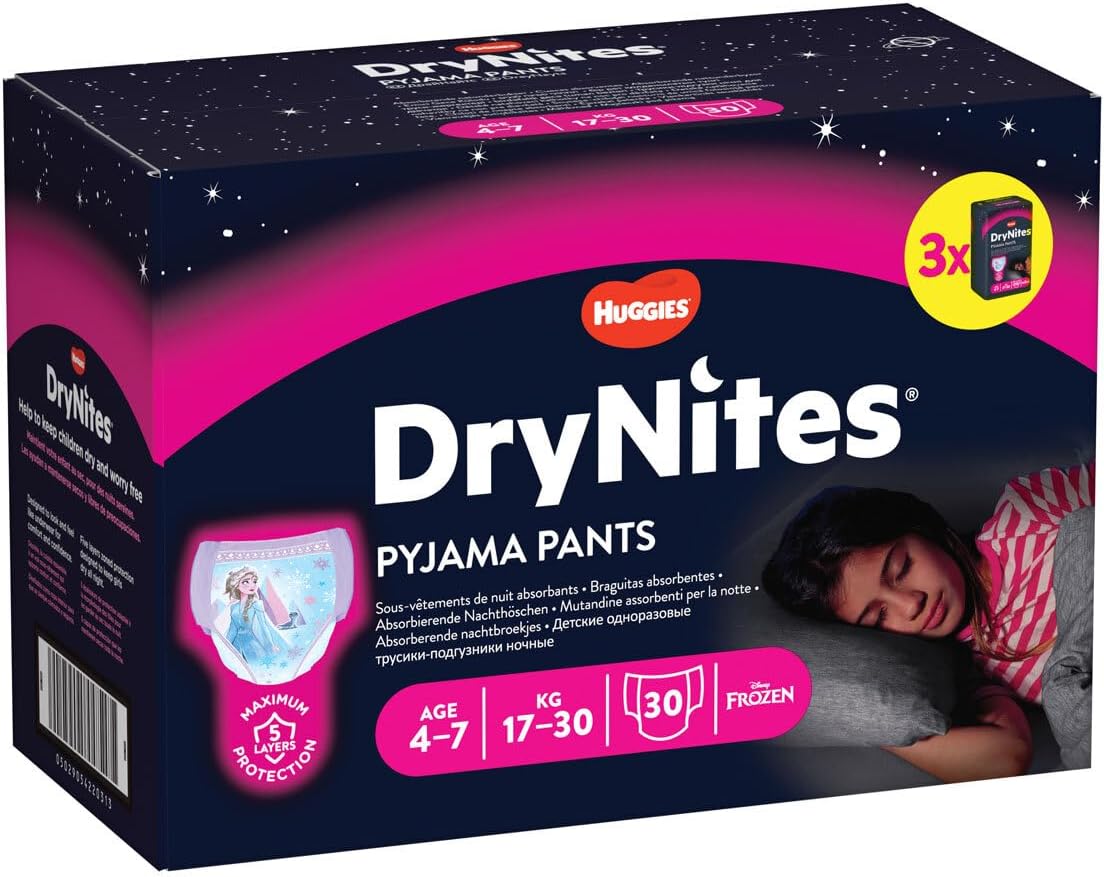 HUGGIES - Pyjama Pants - Protection Nocturne - Ajustement Confortable – €25,99