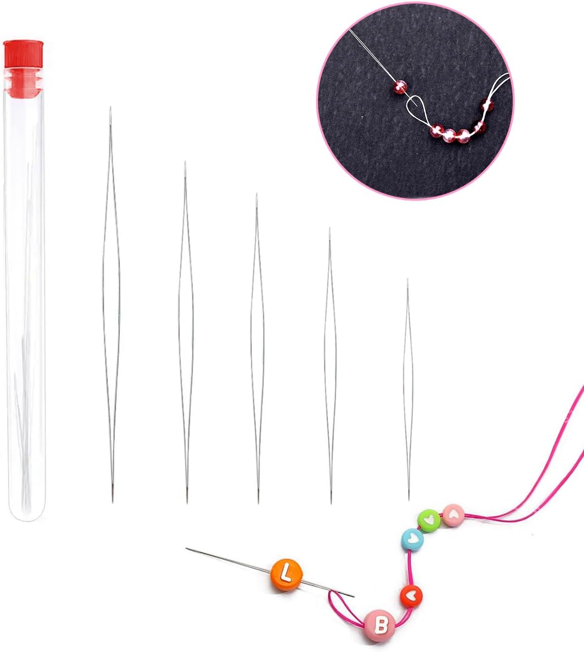 AIOUNIYA - Aiguilles à Enfiler - Acier Inoxydable - 5 Tailles – €2,59