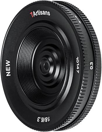Objectifs pour hybride 7artisans 18mm F6.3 – Ultra-Fin APS-C