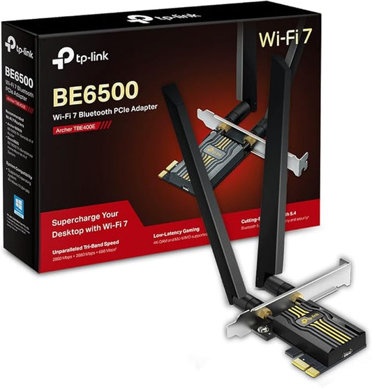 Carte réseau TP-Link Archer TBE400E – Tri-Bandes – Bluetooth 5.4