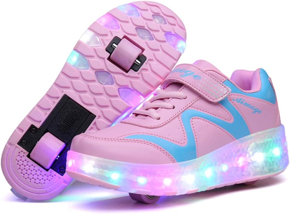 Skybird - Chaussures à Roulettes LED - USB Rechargeable - Double Roues – €25,99