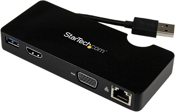 Station d'accueil USB 3.0 StarTech avec HDMI/VGA et Ethernet