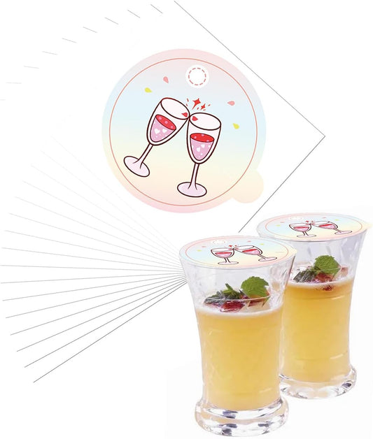 Well Tile - Couvercles Jetables pour Verres - Protection Boissons - Facile à Transporter – €5,65