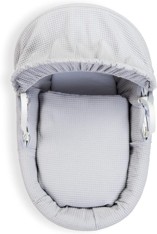 Clair de Lune - Set de Literie Moïse - Coton Nid d'Abeille - Gris – €26,99