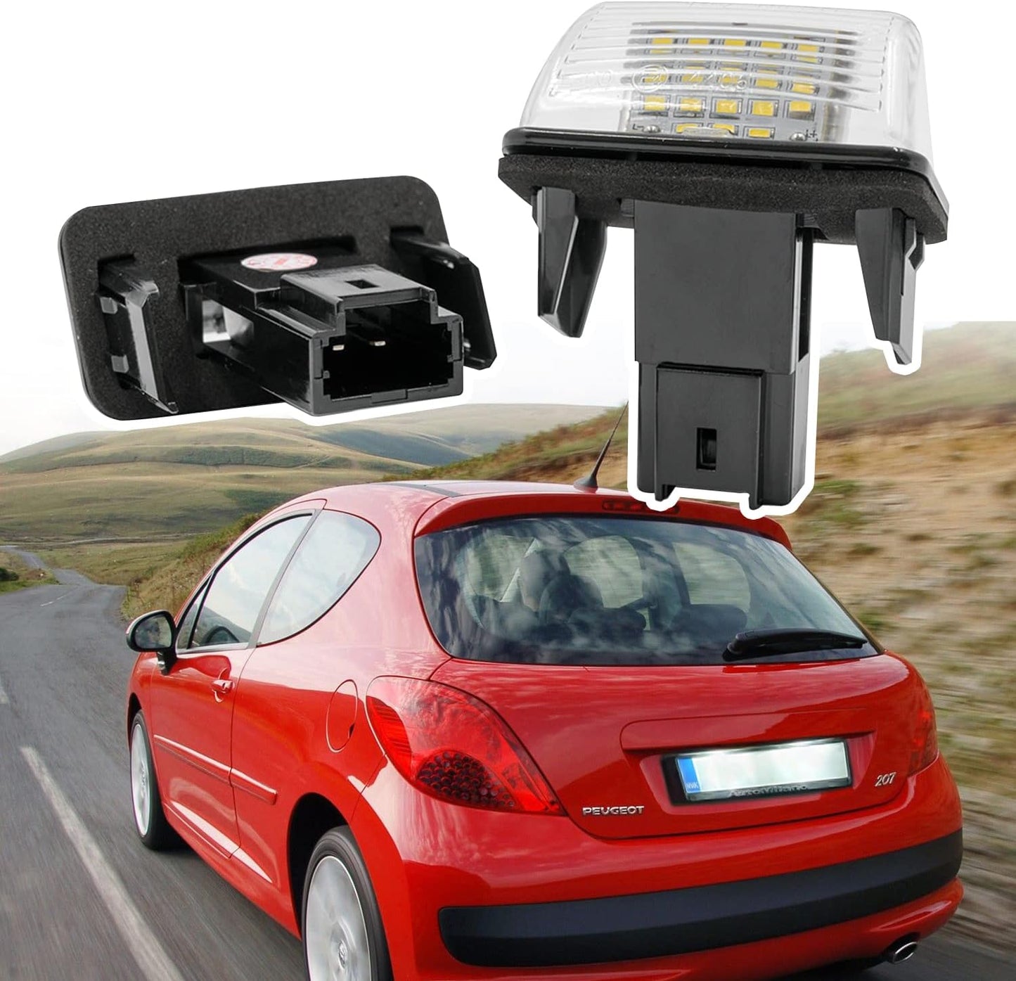 njssjd - Lumières Plaque LED - Peugeot/Citroen - Canbus Sans Erreur – €26,99