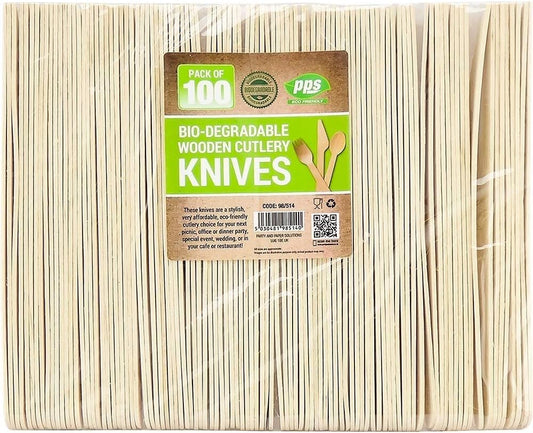 PPS ECO - Couteaux en Bois - Biodégradables - Compostables – €1,93