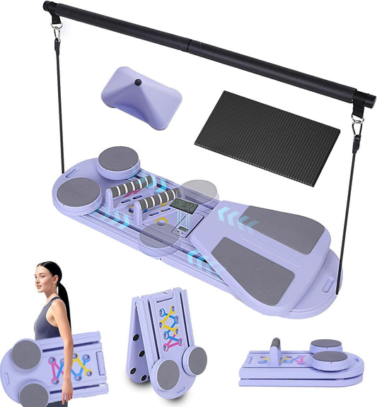 LJEC - Planche Pilates - Rebond Automatique - Avec Minuteur – €58,99
