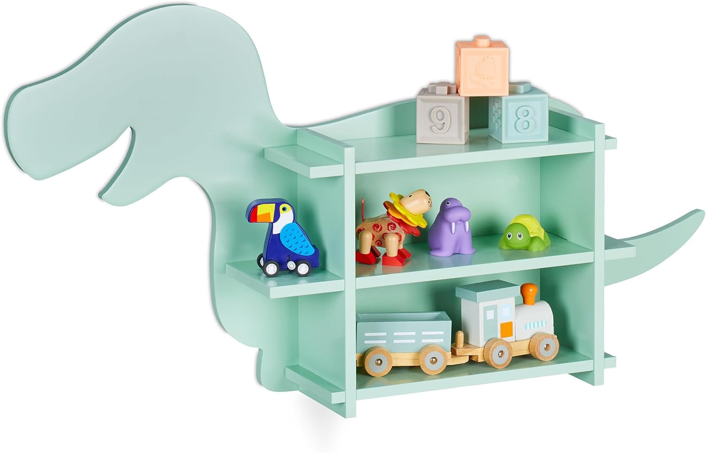 Relaxdays - Étagère Dinosaure - Rangement Jouets - Murale – €49,99
