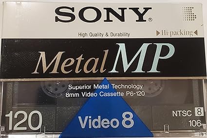 Hi-8 Sony 8 mm – 120 Minutes – Vidéo Standard
