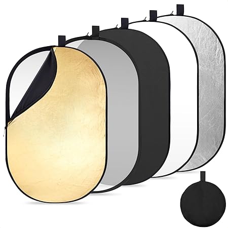 Réflecteur K&F Concept 5 en 1 – 60x90cm – Pliable
