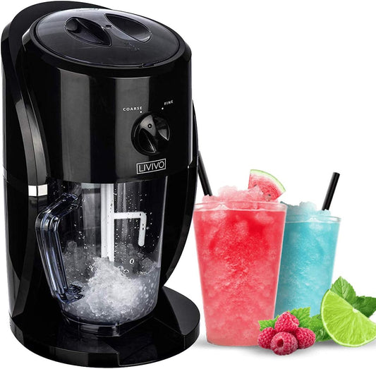 LIVIVO - Broyeur à Glace Électrique - Design Rétro - Agitateur Intégré – €25,99