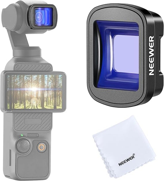 Objectifs pour caméscope NEEWER Anamorphique Bleu 1,2X – Compatible DJI Osmo Pocket 3