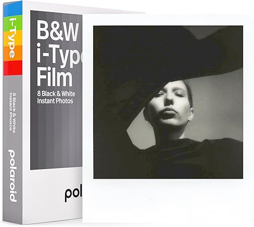 Développement instantané Polaroid Film N&B – 8 Images – i-Type