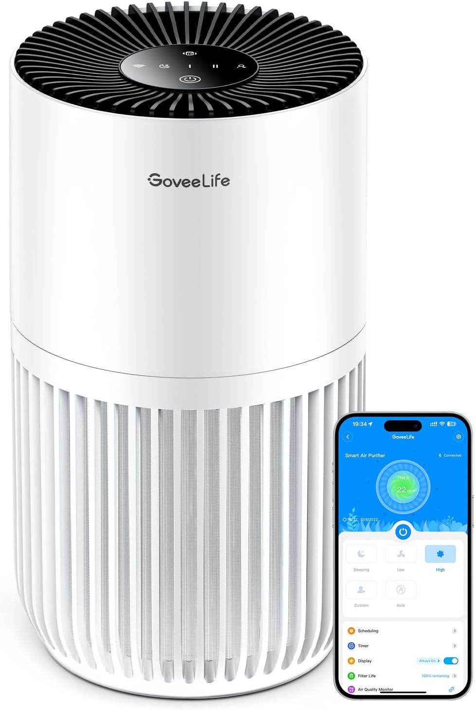 GoveeLife - Purificateur d'Air - Contrôle App - Fonction Aromathérapie – €84,49