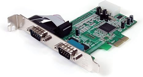 Contrôleurs sériels StarTech 2 Ports PCIe – RS232 – UART 16550