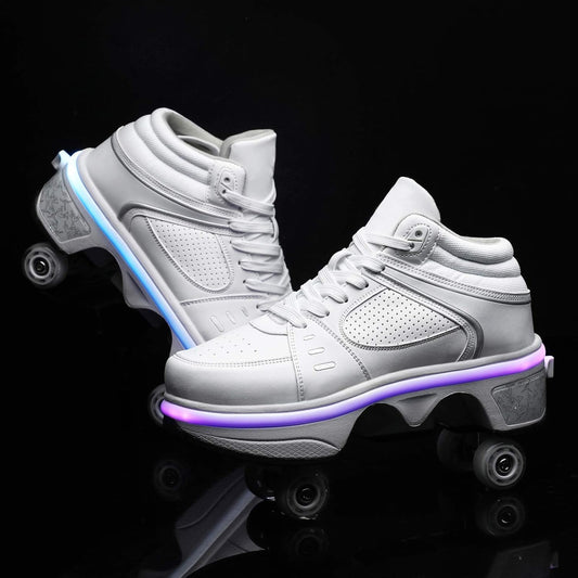 YXHUI - Chaussures de Roller Déformables - LED - Roues Invisibles – €63,99