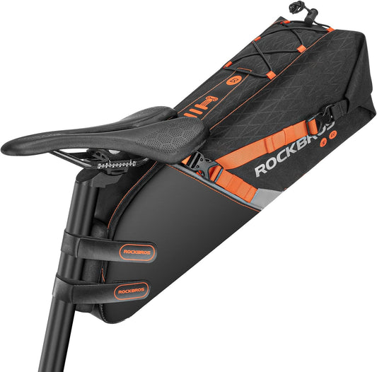 ROCKBROS - Sacoche de Selle Vélo - Grande Capacité - Imperméable – €25,99