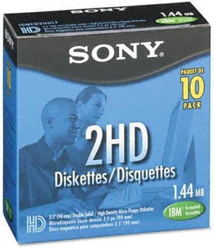 Disquette Sony 3,5 pouces – Haute densité – 1,44 MB