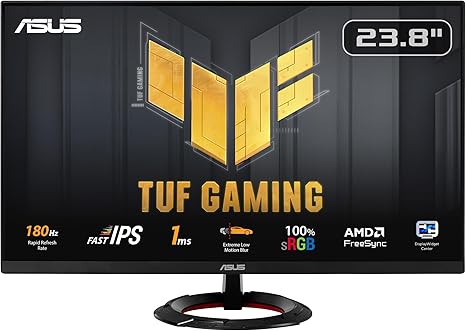 Écran PC ASUS TUF Gaming VG249Q3R – 23,8 Pouces, 180 Hz