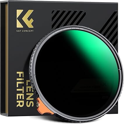 Filtre à densité neutre K&F Concept 55mm – ND2-400 – Réflectivité Ultra-Faible