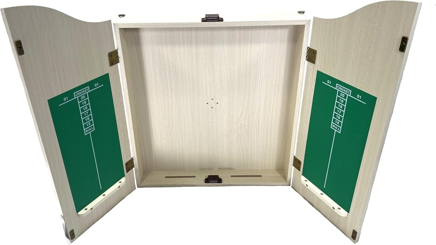 GORILLA DARTS - Armoire de Cible - PVC Chêne Clair - Panneaux Effaçables – €28,99