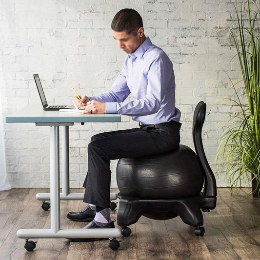 NUNETH - Chaise Ballon Équilibre - Support Dorsal - Soulagement Douleur – €65,99