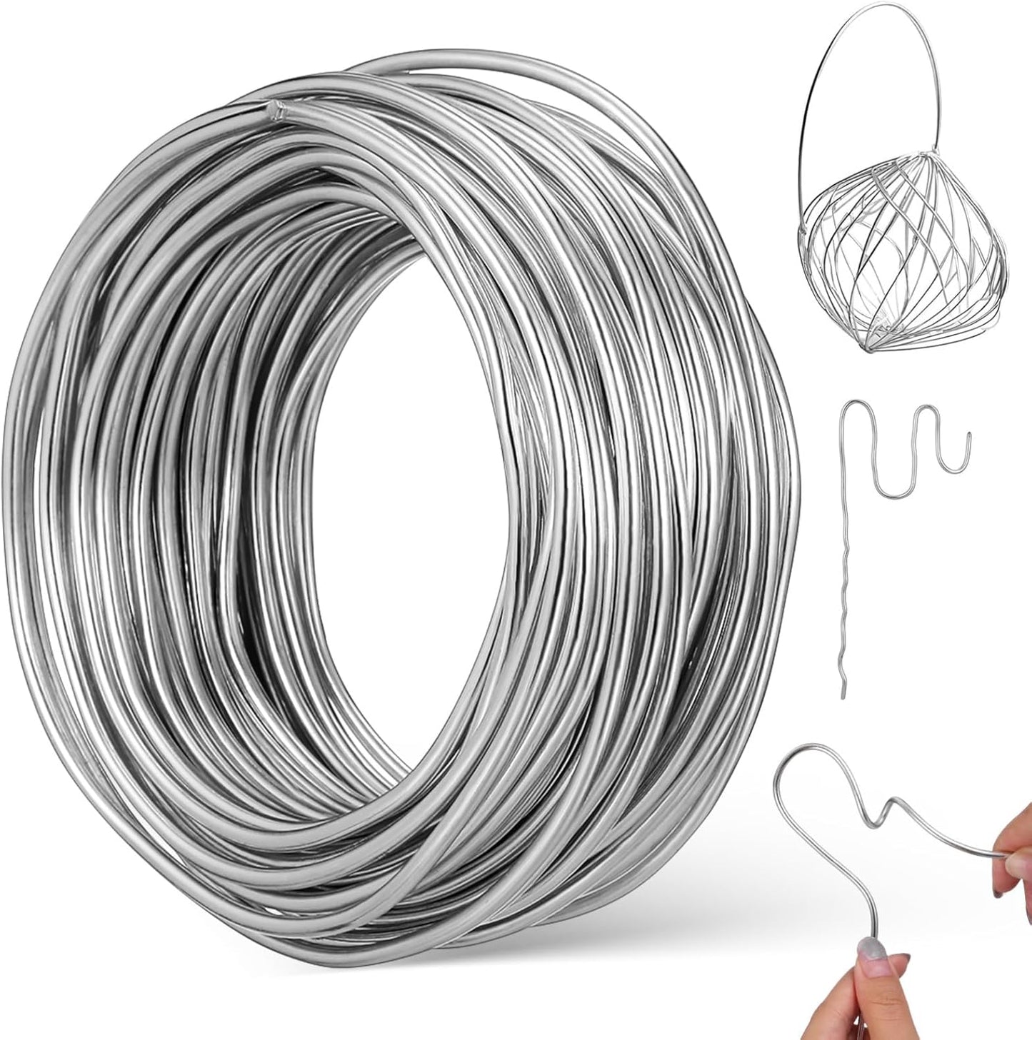 SHINEOFI - Fil d'Aluminium - Facile à Façonner - Polyvalent – €7,05