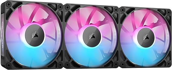Ventilateurs de boîtier Corsair RX120 RGB – 120mm – Triple Pack