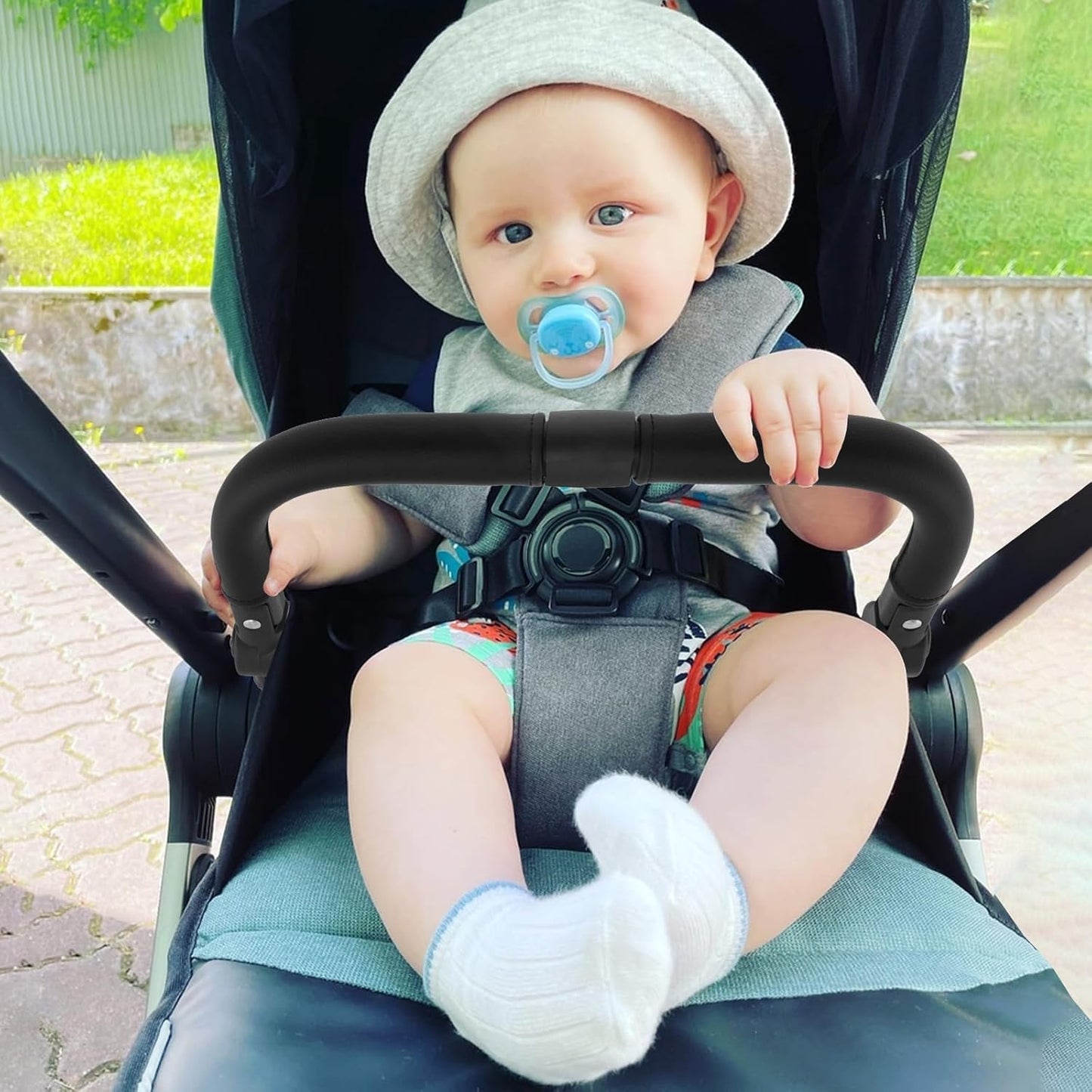 QINGLANG - Barre de Poussette - Angle Réglable - Multifonction – €26,99