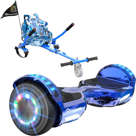 EVERCROSS - Hoverboard 6.5" - Bluetooth - Siège Kart – €126,99