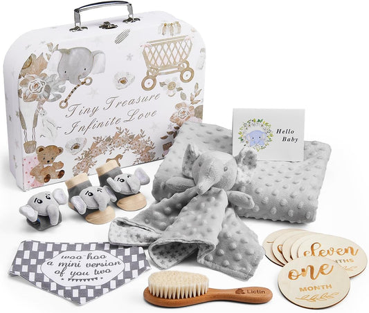 Lictin - Coffret Cadeau Bébé - 14 Articles - Mixte Garçon Fille – €30,99