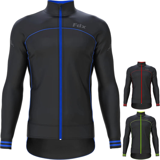 FDX - Veste Cyclisme Homme - Softshell Imperméable - Détails Réfléchissants – €29,99