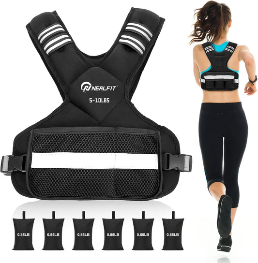 NEALFIT - Gilet Lesté - Réglable - Bande Réfléchissante – €28,99