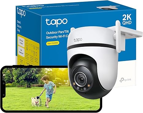 Caméra dôme Tapo C520WS – 2K 360° Vision Nocturne