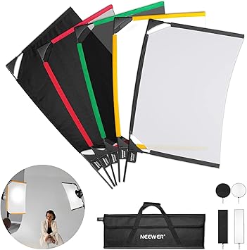 Drapeaux Neewer SF4560F – Kit 5 en 1 – 45 x 60 cm