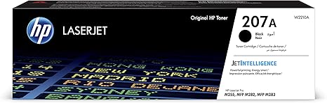 Toner HP 207A Noir – Modèle W2210A – 1 350 Pages