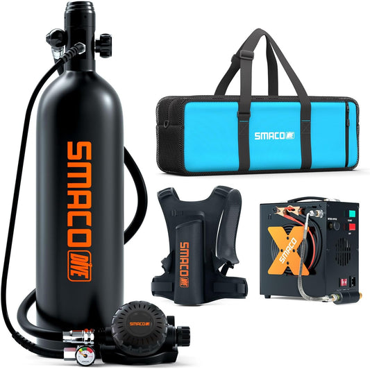 SMACO - Bouteille de Plongée - 2L Portable - Kit de Secours – €221,99