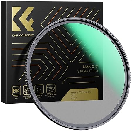 Filtres d'effets K&F Concept 82mm – Black Diffusion 1/4