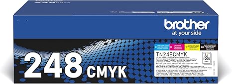 Toner Brother TN-248VAL – Cyan/Jaune/Magenta – Pack de Valeur