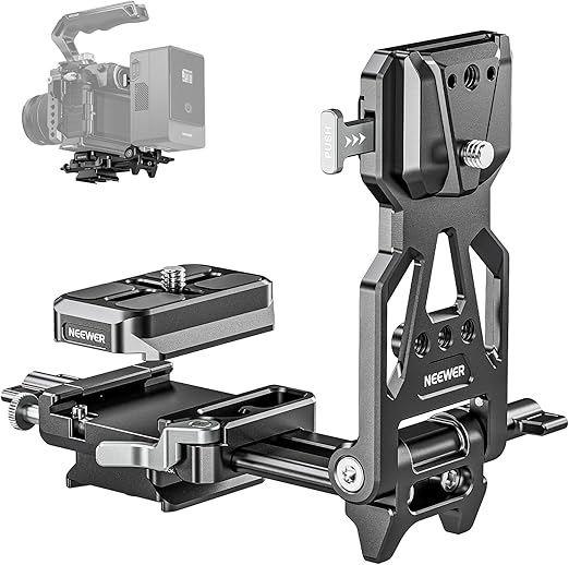 Supports et fixations d'appareils photo NEEWER Plaque Pliable – Batterie V Mount – Type Arca