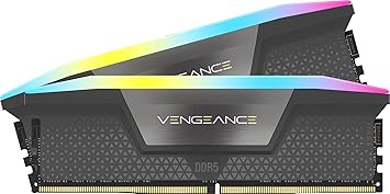 Mémoire RAM Corsair Vengeance RGB DDR5 32Go – 6000MHz – Gris