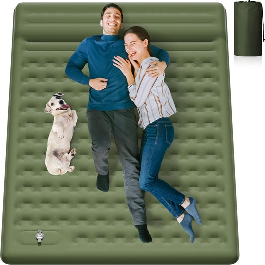 MAMBAKOTR - Matelas de Camping - Structure Renforcée - Pompe Intégrée – €43,99