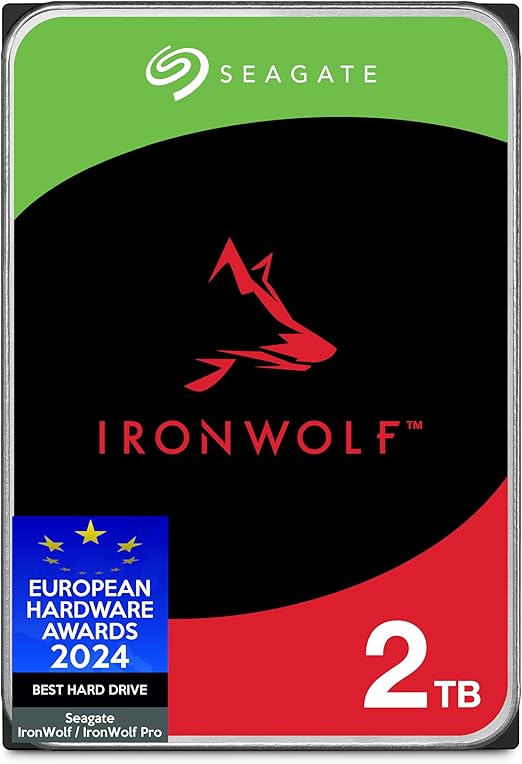 Disques durs Seagate IronWolf 2To – NAS HDD – 256 Mo Cache