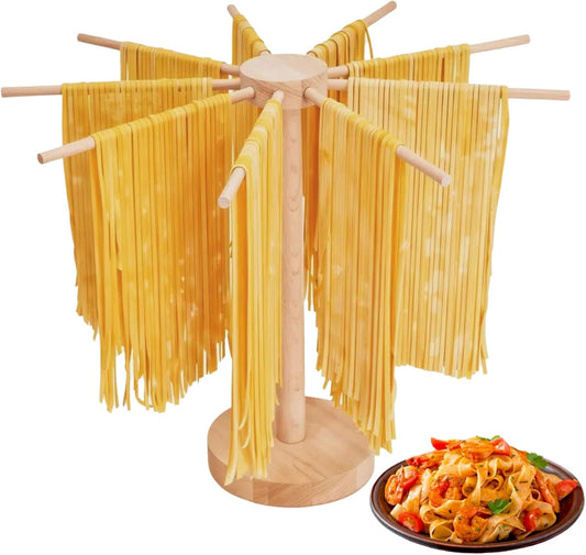 Glowgath - Séchoir à Pâtes - Bois Naturel - Grande Capacité – €12,56