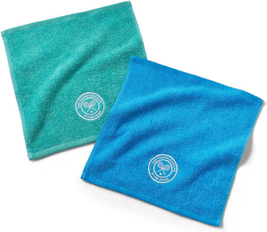 Visit the Wimbledon Store - Lingettes Visage - Collection Officielle - Aqua et Bleu Ciel – €28,99