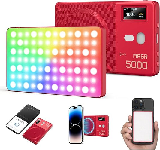Phares GODOX MA5R Lumière vidéo RVB – 1800K-10000K – 14 effets
